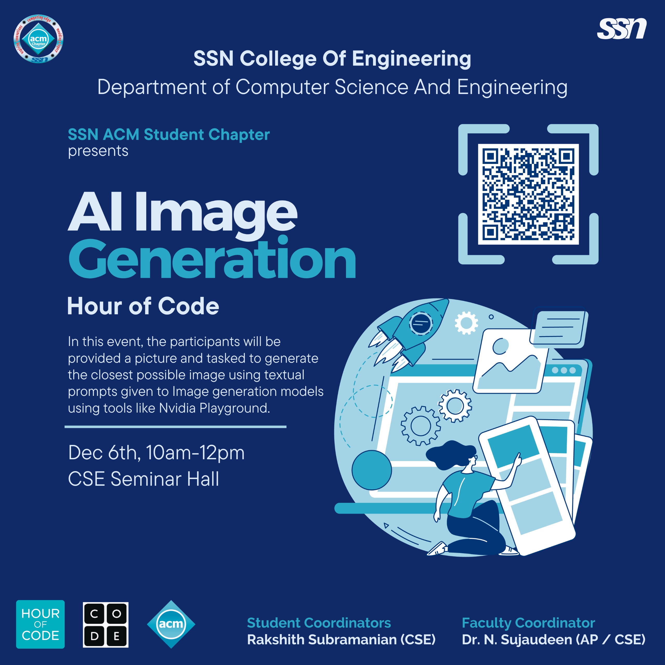 Hour of Code AI Image Generation - 6th December, 2023