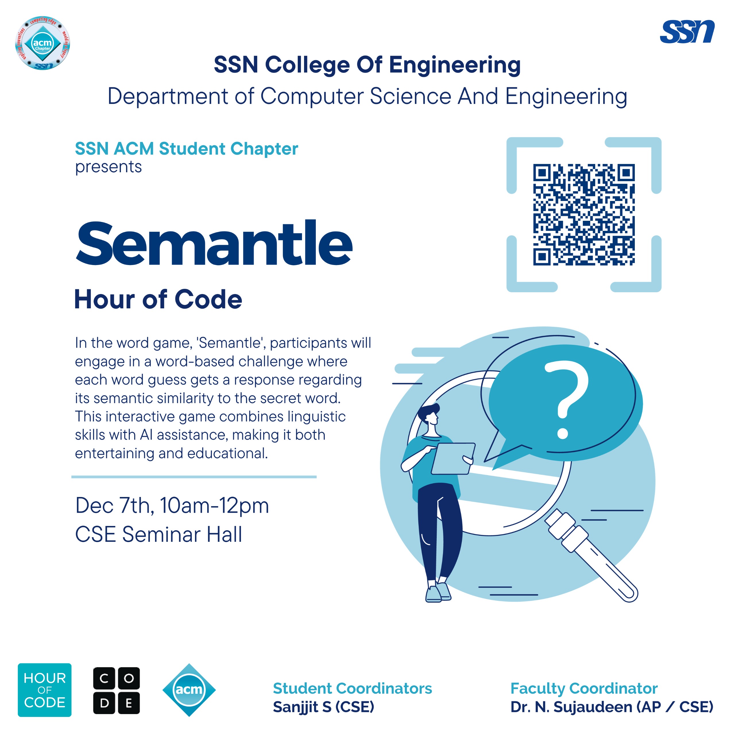 Hour of Code Semantle - 7th December, 2023