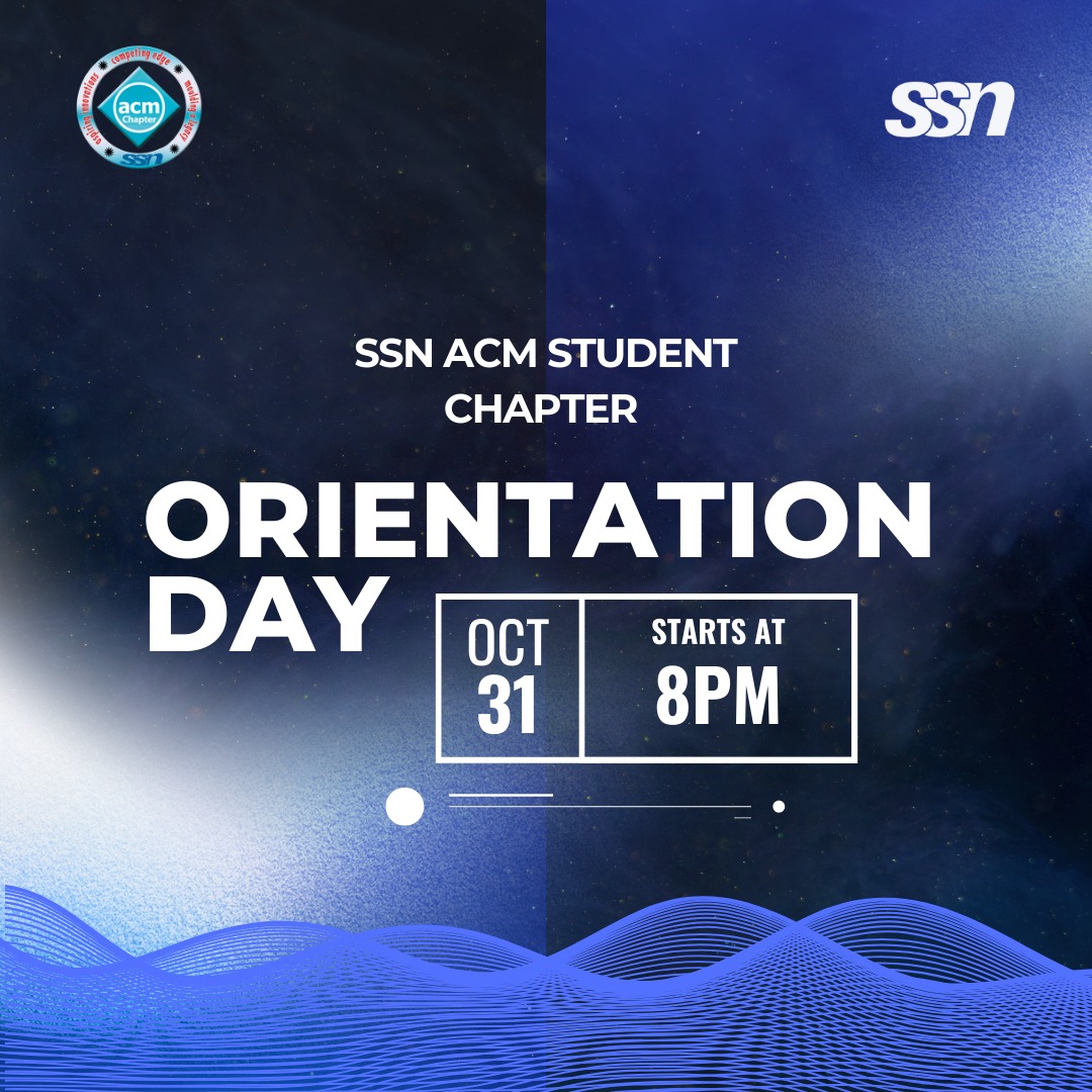 ACM Orientation - 31st October, 2023